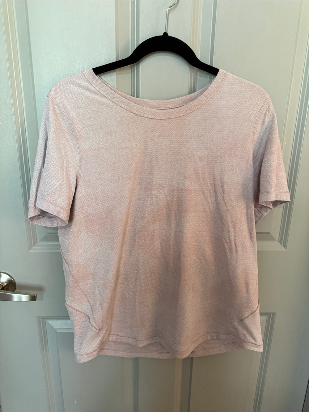 lululemon athletica Light Pink Short Sleeve Tee